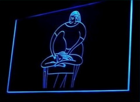 Thai Massage Spa Body Center LED Neon Sign
